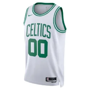 Camiseta Boston Celtics Personalizada Association Edition Blanco Swingman para Hombre