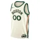 Camiseta Boston Celtics Personalizada City Edition 2023-24 Blanco Swingman para Hombre