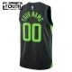 Camiseta Boston Celtics Personalizada City Edition 2024-25 Negro Swingman para Niño