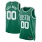 Camiseta Boston Celtics Personalizada Icon Edition Verde Swingman para Hombre