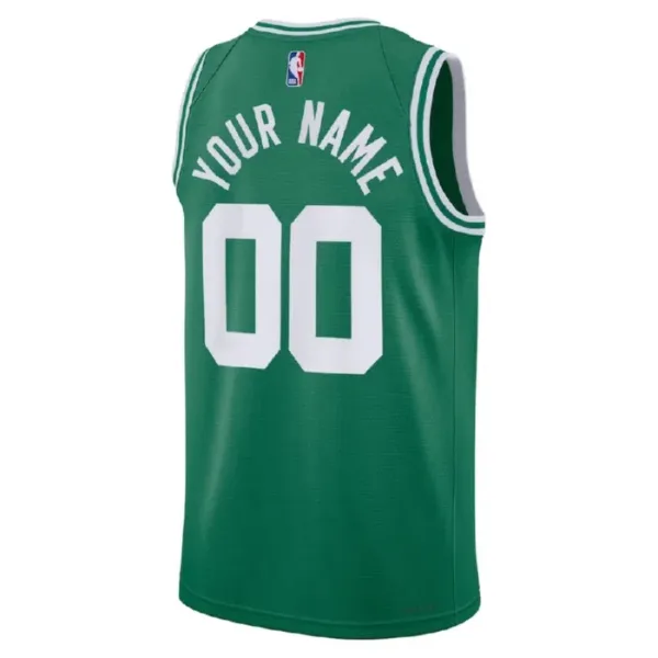 Camiseta Boston Celtics Personalizada Icon Edition Verde Swingman para Hombre