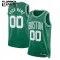 Camiseta Boston Celtics Personalizada Icon Edition Verde Swingman para Niño