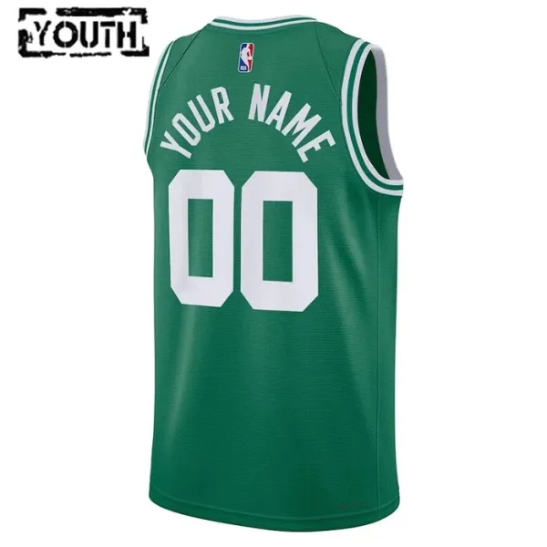 Camiseta Boston Celtics Personalizada Icon Edition Verde Swingman para Niño
