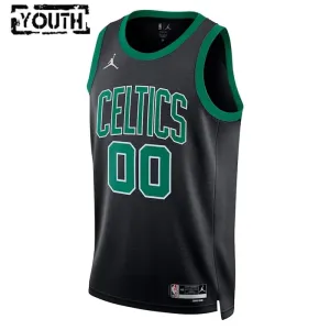 Camiseta Boston Celtics Personalizada Statement Edition Negro Swingman para Niño