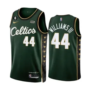Camiseta Boston Celtics Robert Williams III 44 City Edition 2022-23 Verde Swingman para Hombre