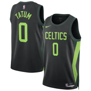 Camiseta Boston Celtics Tatum City Edition 2024-25 Negro Swingman para Hombre