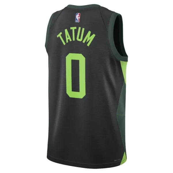 Camiseta Boston Celtics Tatum City Edition 2024-25 Negro Swingman para Hombre