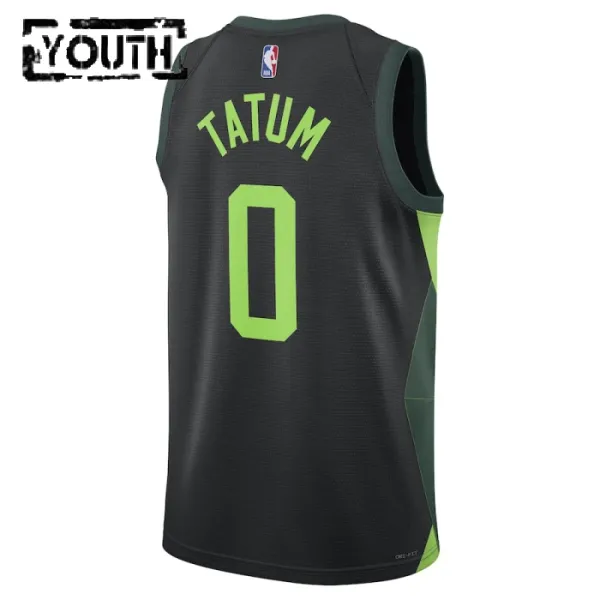 Camiseta Boston Celtics Tatum City Edition 2024-25 Negro Swingman para Niño