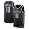 Camiseta Brooklyn Nets Ben Simmons 10 Icon Edition Negro Swingman para Hombre