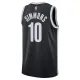 Camiseta Brooklyn Nets Ben Simmons 10 Icon Edition Negro Swingman para Hombre