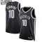 Camiseta Brooklyn Nets Ben Simmons 10 Icon Edition Negro Swingman para Niño