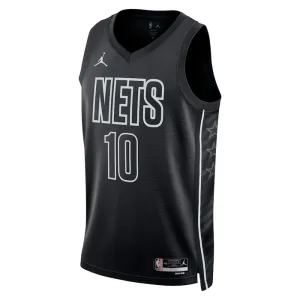Camiseta Brooklyn Nets Ben Simmons 10 Statement Edition Negro Swingman para Hombre