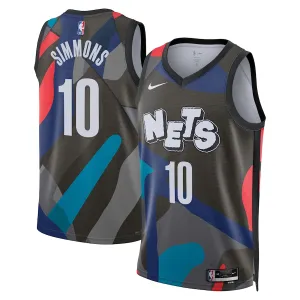 Camiseta Brooklyn Nets Ben Simmons City Edition 2023-24 Negro Swingman para Hombre