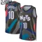 Camiseta Brooklyn Nets Ben Simmons City Edition 2023-24 Negro Swingman para Niño