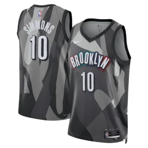 Camiseta Brooklyn Nets Ben Simmons City Edition 2024-25 Gris Swingman para Hombre