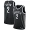 Camiseta Brooklyn Nets Blake Griffin 2 Icon Edition Negro Swingman para Hombre