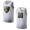 Camiseta Brooklyn Nets Golden Edition Personalizada Blanco Swingman para Hombre