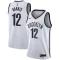 Camiseta Brooklyn Nets Joe Harris 12 Association Edition Blanco Swingman para Hombre