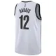 Camiseta Brooklyn Nets Joe Harris 12 Association Edition Blanco Swingman para Hombre