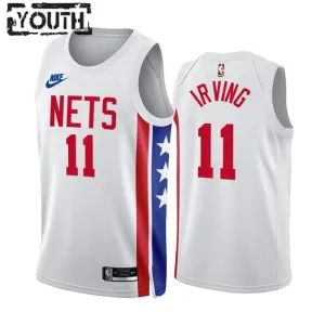 Camiseta Brooklyn Nets Kyrie Irving 11 Classic Edition 2022-23 Blanco Swingman para Niño