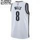 Camiseta Brooklyn Nets Patty Mills 8 Association Edition Blanco Swingman para Niño