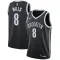 Camiseta Brooklyn Nets Patty Mills 8 Icon Edition Negro Swingman para Hombre