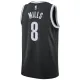 Camiseta Brooklyn Nets Patty Mills 8 Icon Edition Negro Swingman para Hombre