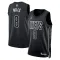 Camiseta Brooklyn Nets Patty Mills 8 Statement Edition Negro Swingman para Hombre