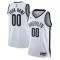 Camiseta Brooklyn Nets Personalizada Association Edition Blanco Swingman para Hombre