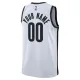 Camiseta Brooklyn Nets Personalizada Association Edition Blanco Swingman para Hombre