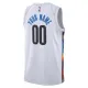 Camiseta Brooklyn Nets Personalizada City Edition 2022-23 Blanco Swingman para Hombre