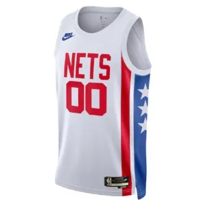 Camiseta Brooklyn Nets Personalizada Classic Edition 2022-23 Blanco Swingman para Hombre