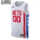 Camiseta Brooklyn Nets Personalizada Classic Edition 2022-23 Blanco Swingman para Niño