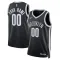 Camiseta Brooklyn Nets Personalizada Icon Edition Negro Swingman para Hombre