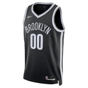 Camiseta Brooklyn Nets Personalizada Icon Edition Negro Swingman para Hombre