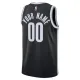 Camiseta Brooklyn Nets Personalizada Icon Edition Negro Swingman para Hombre