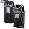 Camiseta Brooklyn Nets Personalizada Icon Edition Negro Swingman para Niño