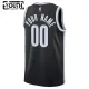 Camiseta Brooklyn Nets Personalizada Icon Edition Negro Swingman para Niño