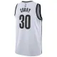 Camiseta Brooklyn Nets Seth Curry 30 Association Edition Blanco Swingman para Hombre