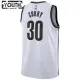 Camiseta Brooklyn Nets Seth Curry 30 Association Edition Blanco Swingman para Niño