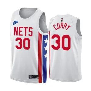 Camiseta Brooklyn Nets Seth Curry 30 Classic Edition 2022-23 Blanco Swingman para Hombre