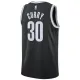 Camiseta Brooklyn Nets Seth Curry 30 Icon Edition Negro Swingman para Hombre
