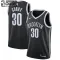 Camiseta Brooklyn Nets Seth Curry 30 Icon Edition Negro Swingman para Niño