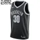 Camiseta Brooklyn Nets Seth Curry 30 Icon Edition Negro Swingman para Niño