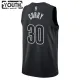Camiseta Brooklyn Nets Seth Curry 30 Statement Edition Negro Swingman para Niño