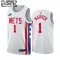 Camiseta Brooklyn Nets TJ Warren 1 Classic Edition 2022-23 Blanco Swingman para Niño