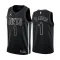 Camiseta Brooklyn Nets TJ Warren 1 Statement Edition Negro Swingman para Hombre