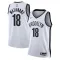 Camiseta Brooklyn Nets Yuta Watanabe 18 Association Edition Blanco Swingman para Hombre