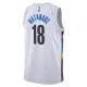 Camiseta Brooklyn Nets Yuta Watanabe 18 City Edition 2022-23 Blanco Swingman para Hombre