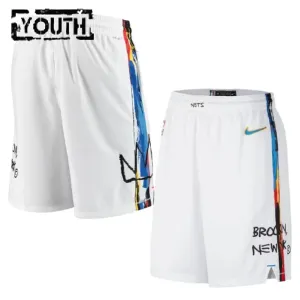 Pantalones Brooklyn Nets City Edition 2022-23 Swingman para Niño Pantalones Brooklyn Nets City Edition 2022-23 Swingman para Niño